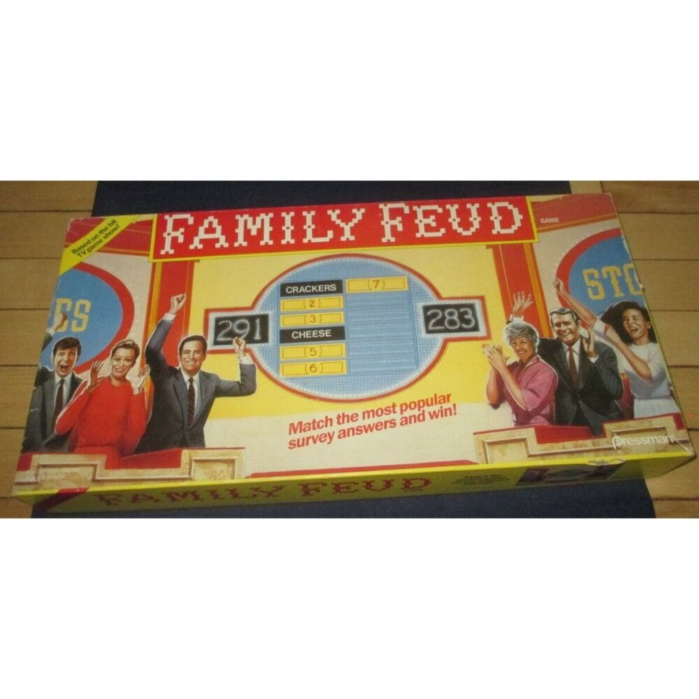 Vintage! Family Feud Board Game (Pressman, 1990) Based on the hit TV Show